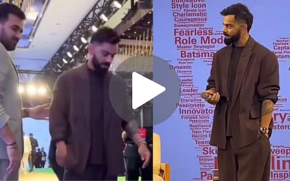 Virat Kohli Makes Stylish Appearance At HSBC Event In Mumbai - Watch Video